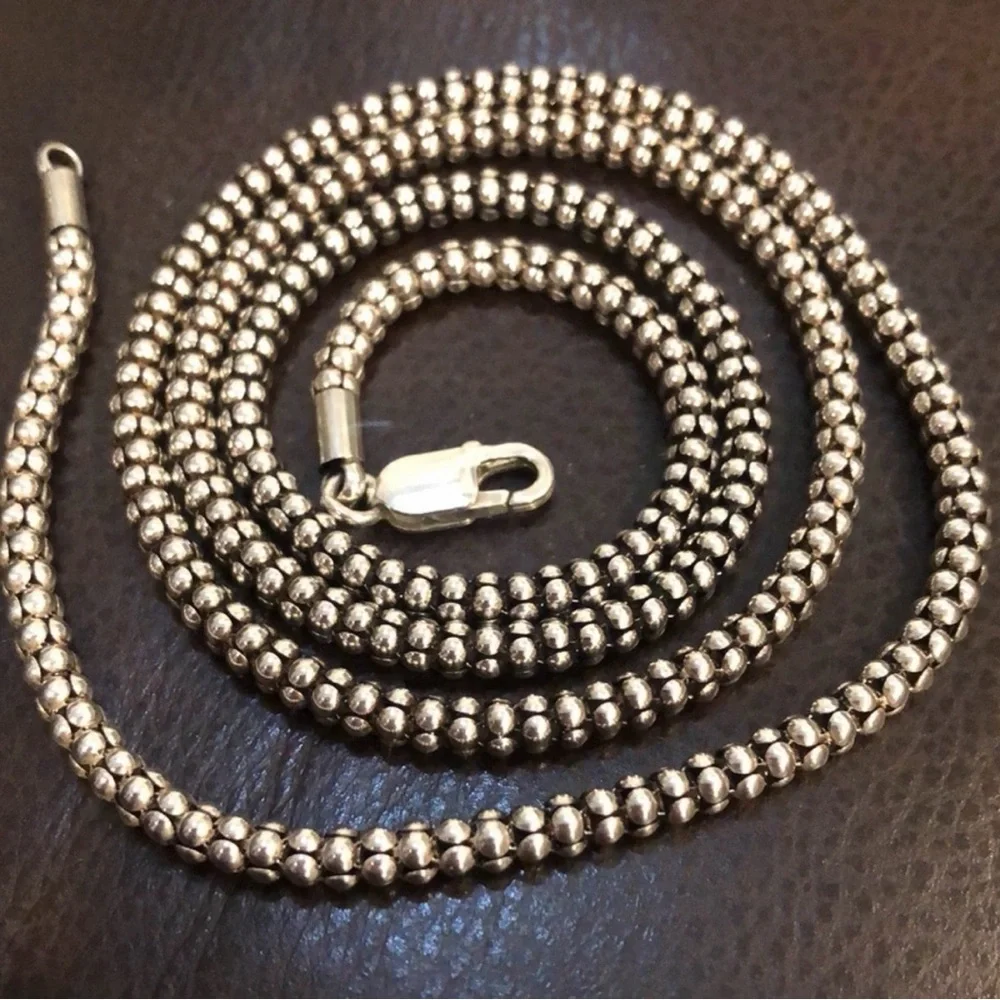 SILPADA Sterling Silver Popcorn Necklace - Picture 1 of 3